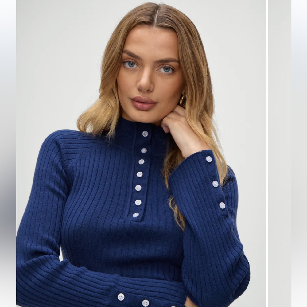 Frankie’s Bikinis Navy Duke Sweater